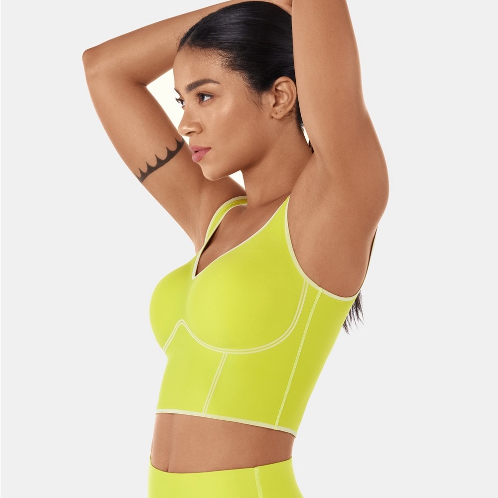 Lime Green Sports Bra
